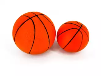 Mini ballon de basket en mousse - Taille au choix