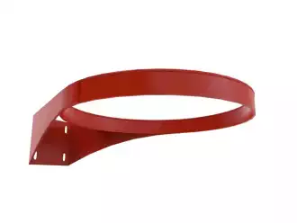 Cercle anti-vandalisme - acier galvanisé orange