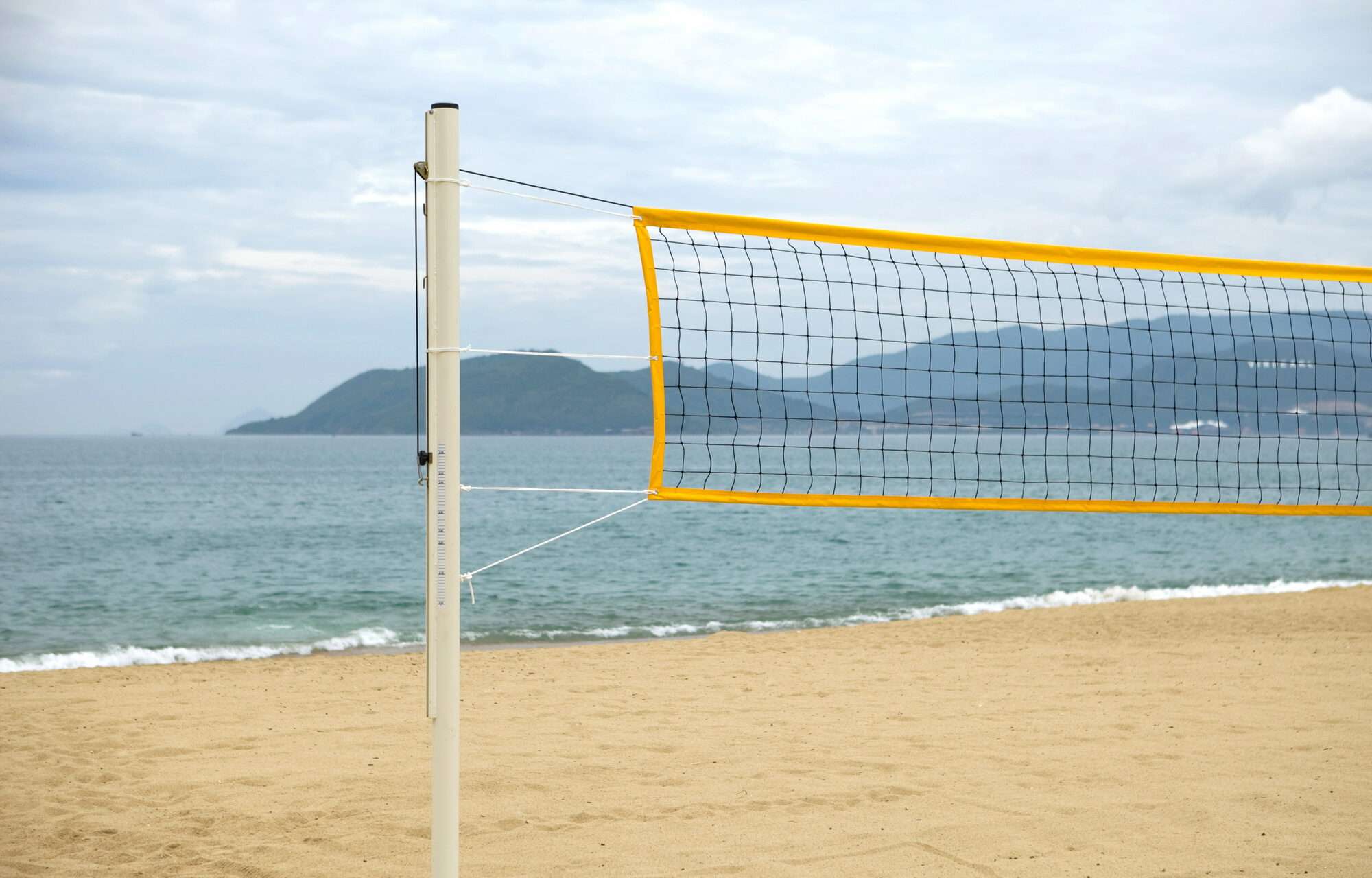 Image du produit : Poteaux de beach volley PRO - acier galvanisé 90mm