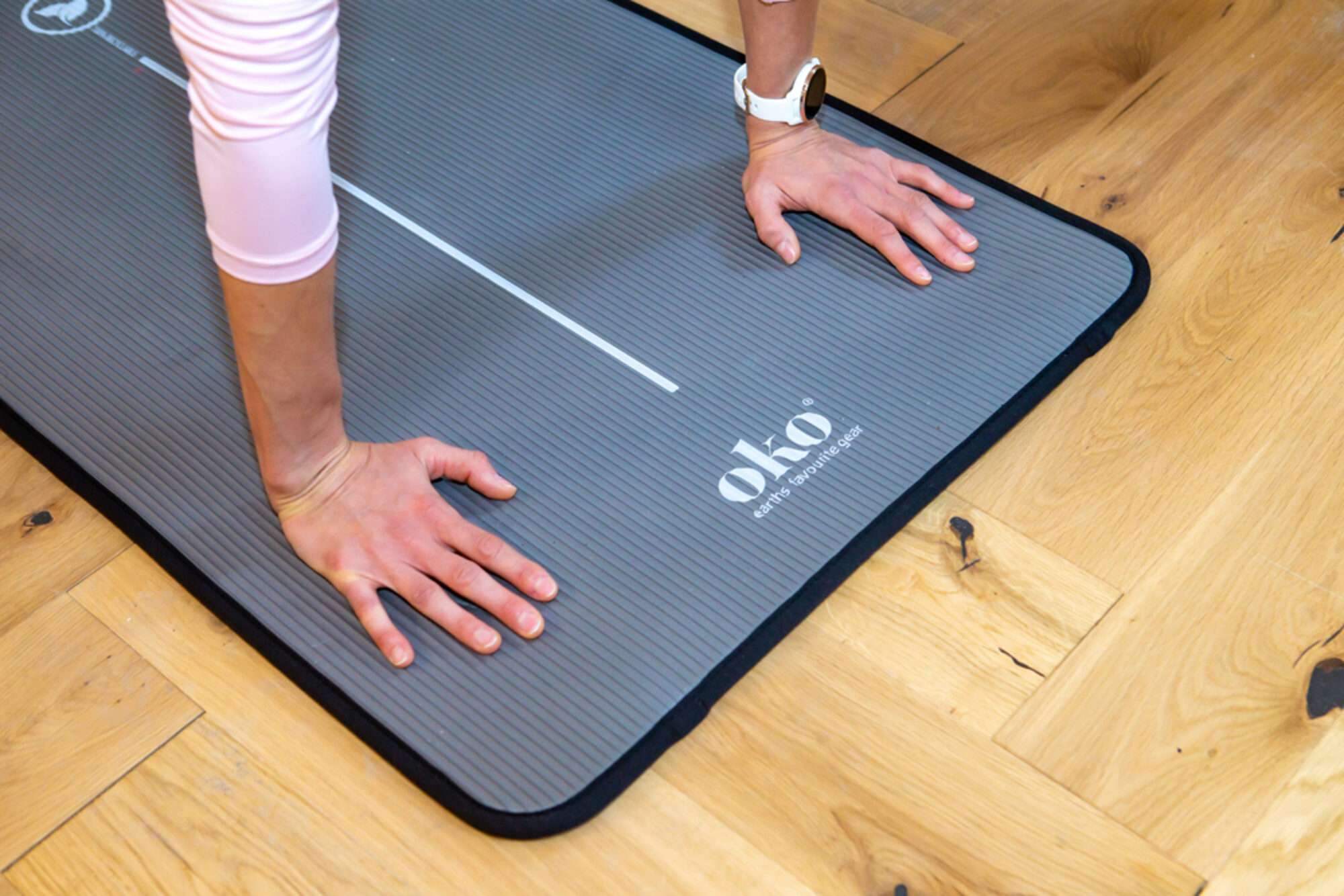 Image du produit : Tapis de yoga OKO épaisseur au choix  0.8 ou 1.5 cm 