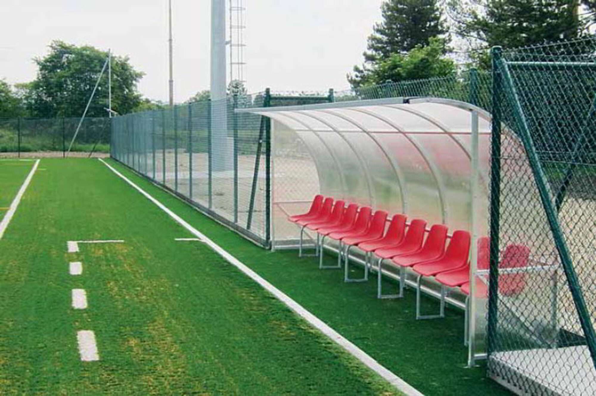Image du produit : Abri de touche - 3m - 6 sièges