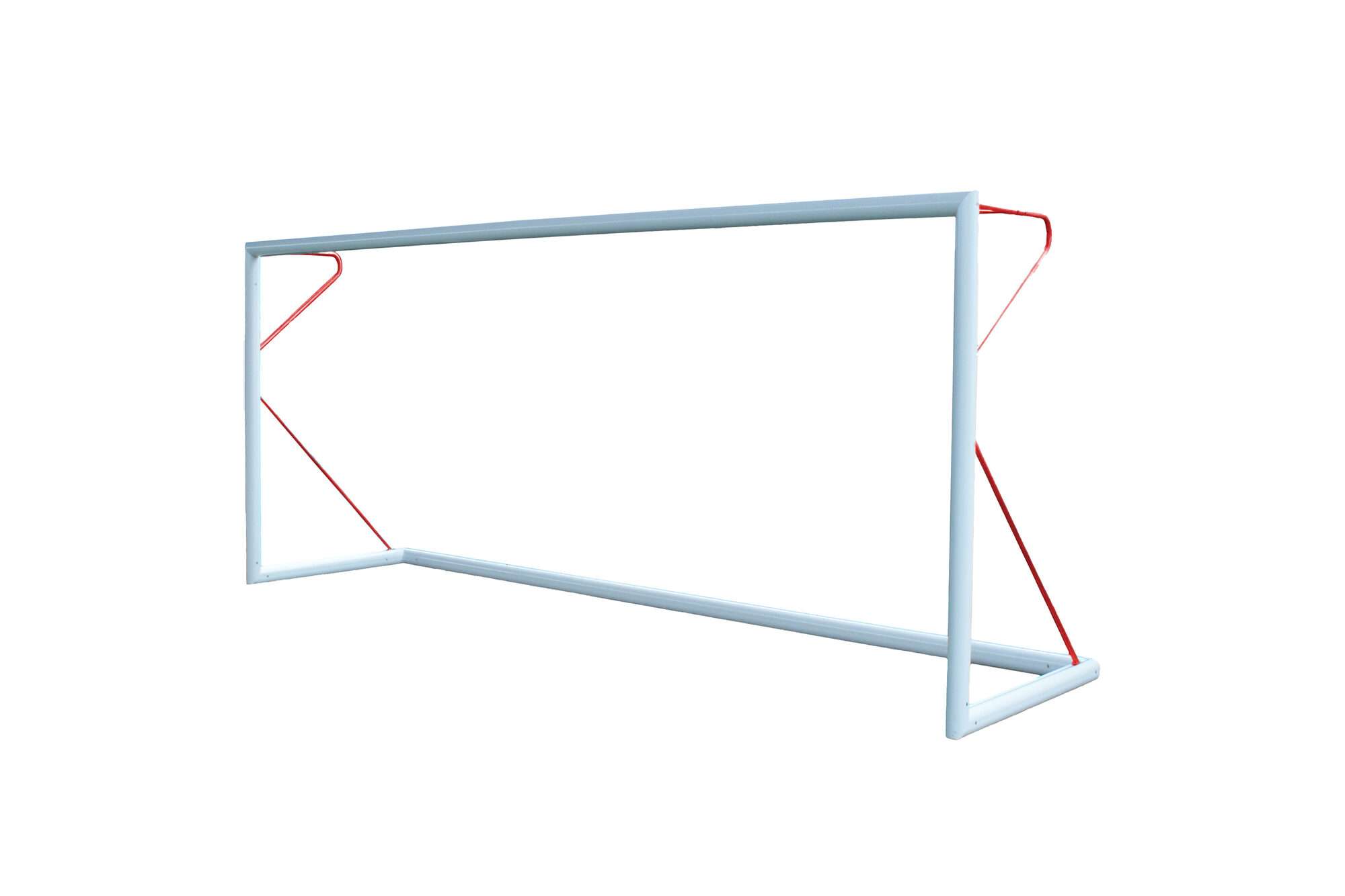 Image du produit : But de foot à 11 - Transportable - Aluminium - PROFESSIONNEL - Rouge