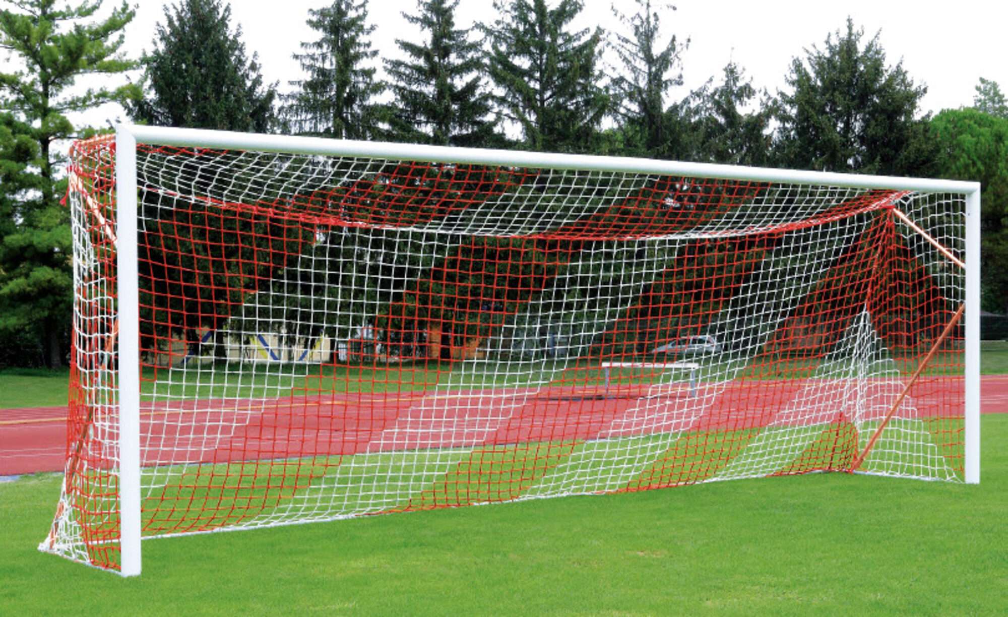 Image du produit : But de foot à 11 - Transportable - Aluminium - ECO - Rouge