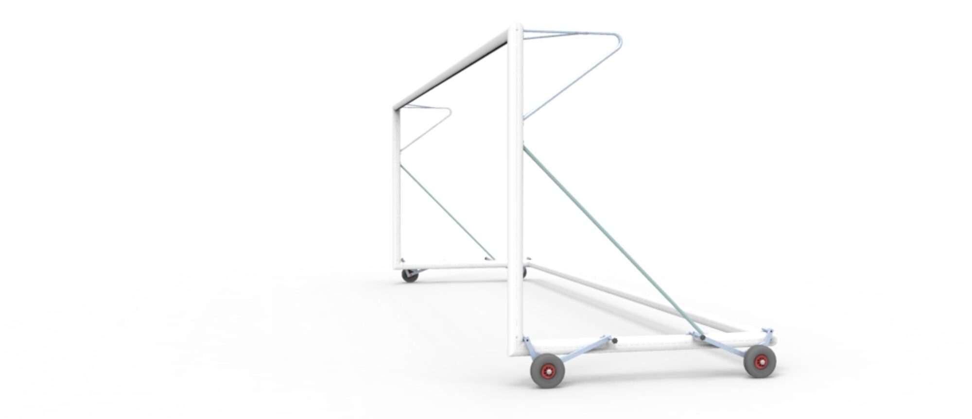 Image du produit : But de foot à 8 - Transportable - Aluminium - Auto-lesté