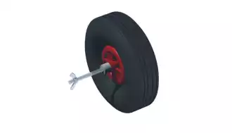 Roues - Pour but de foot à 5 transportable