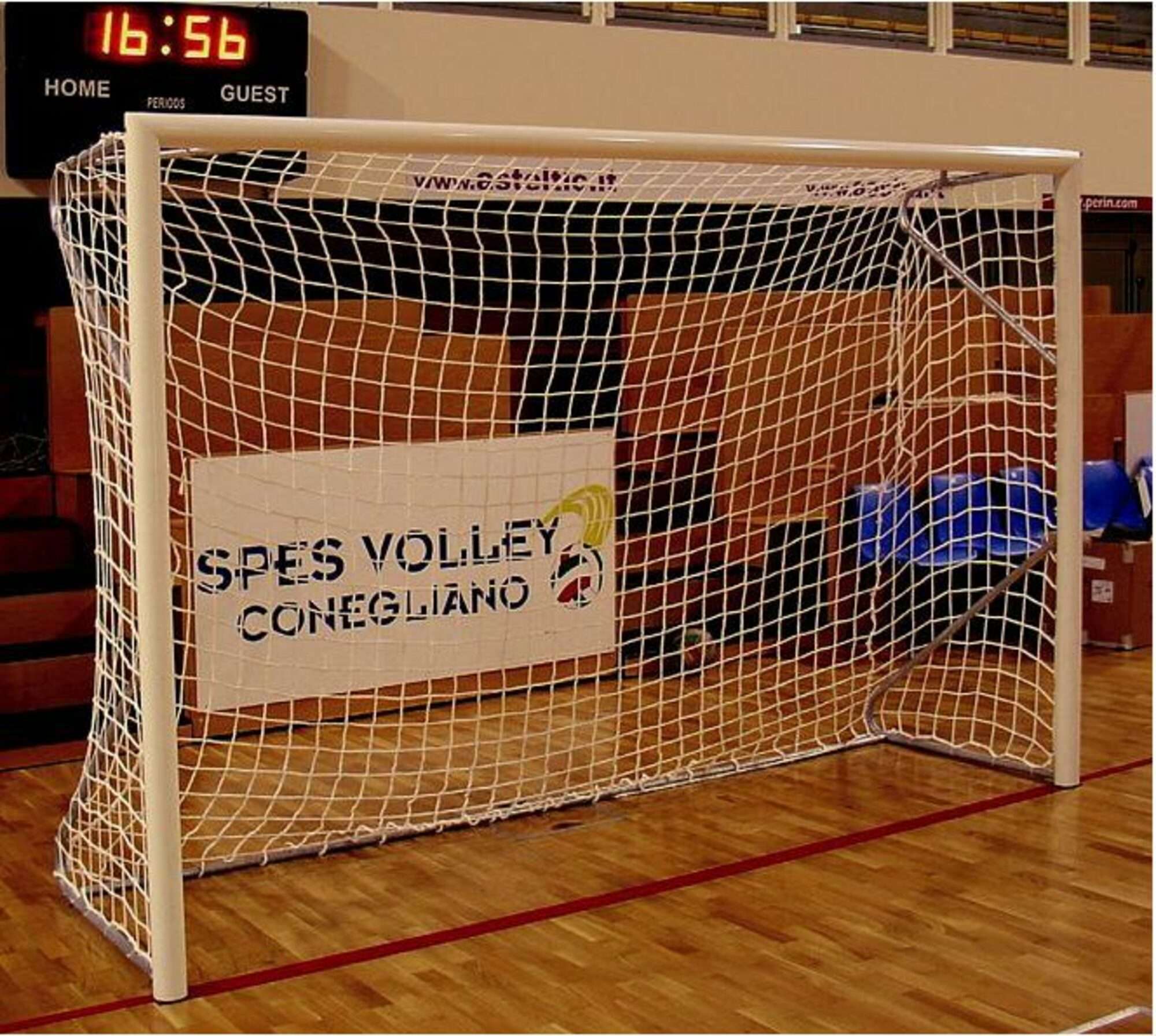 Image du produit : But de foot à 5 - À sceller - Aluminium - 4 x 2 m