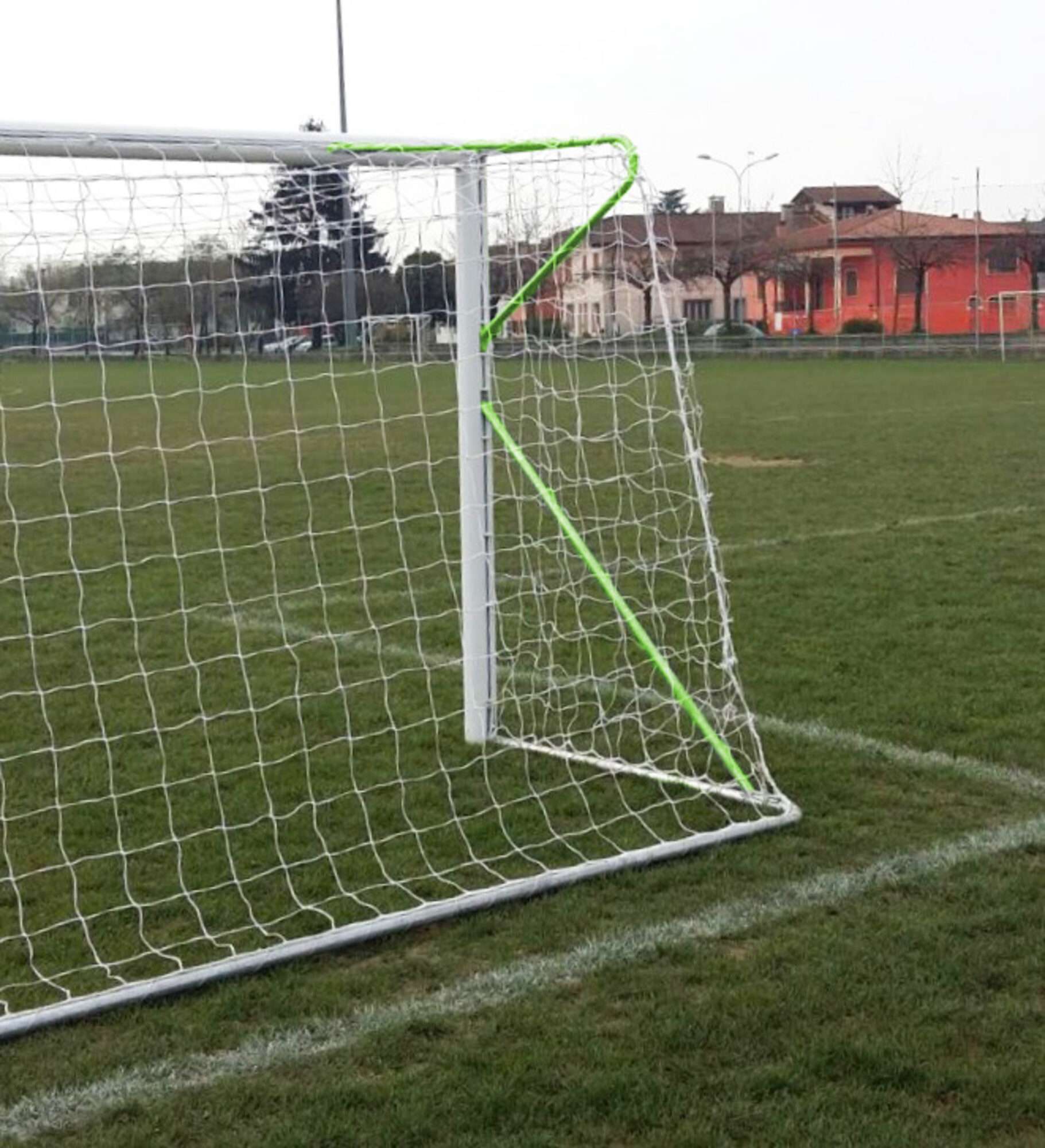 Image du produit : But de foot à 8 - Transportable - Aluminium - BASIC - Vert