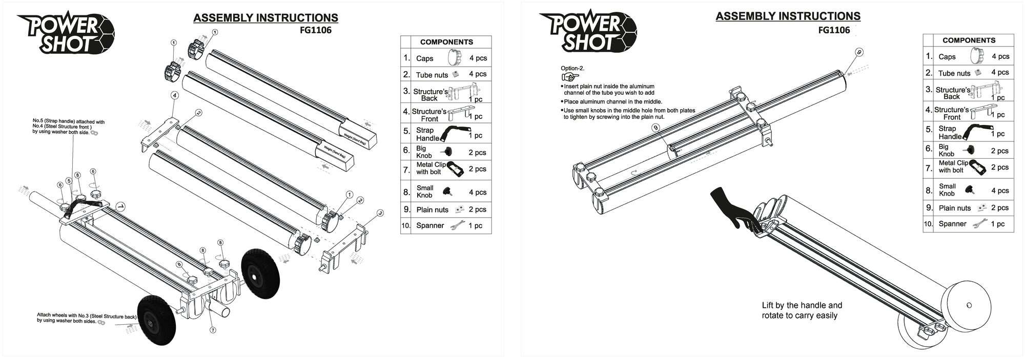 Image du produit : Poids de lestage - Aluminium - Pour but de foot à 7