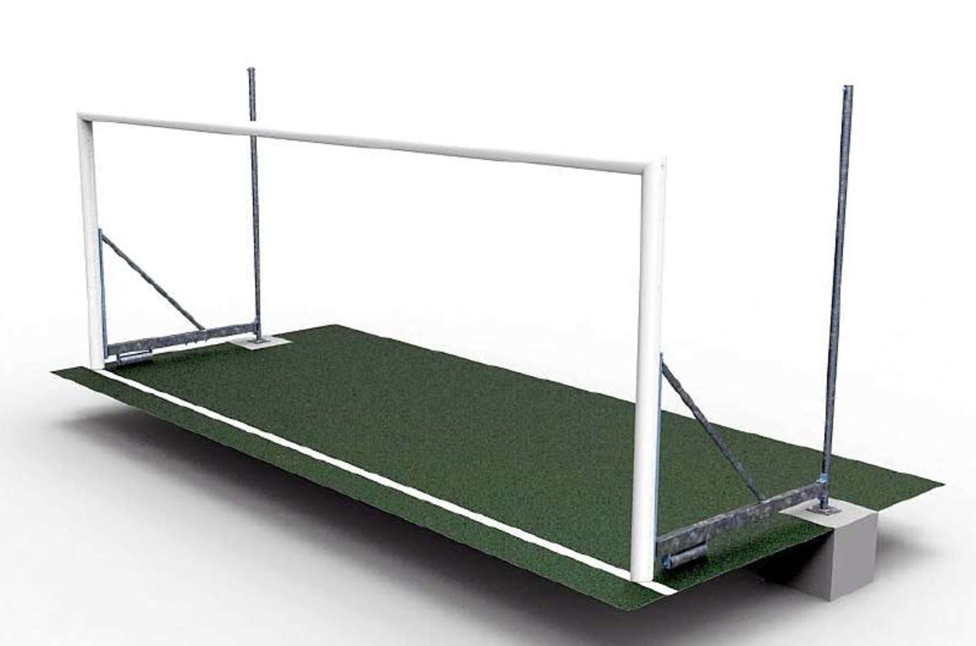 Image du produit : But de foot à 8 - Rabattable - Aluminium