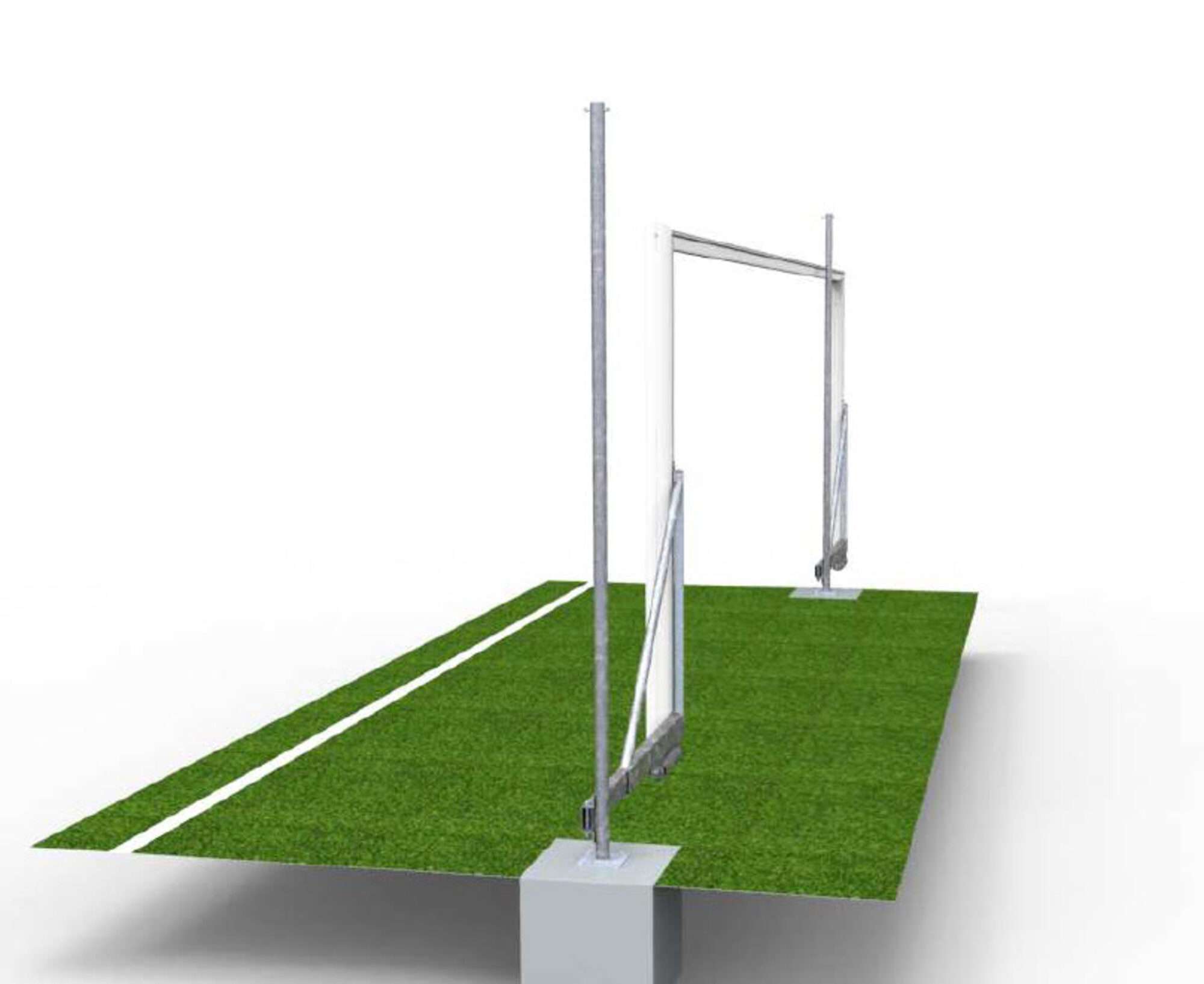 Image du produit : But de foot à 8 - Rabattable - Aluminium