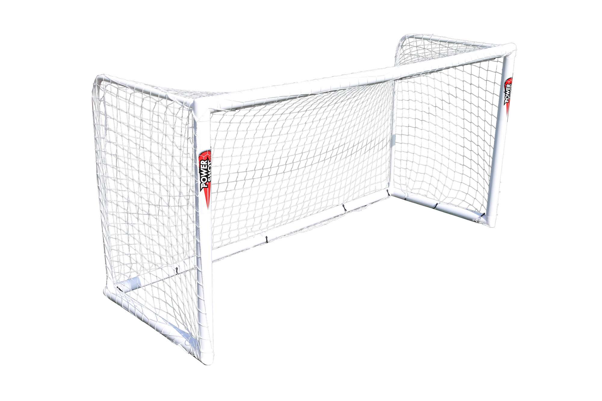 Image du produit : But de foot POWERSHOT 2,4 x 1,8 m + filet, ancrages
