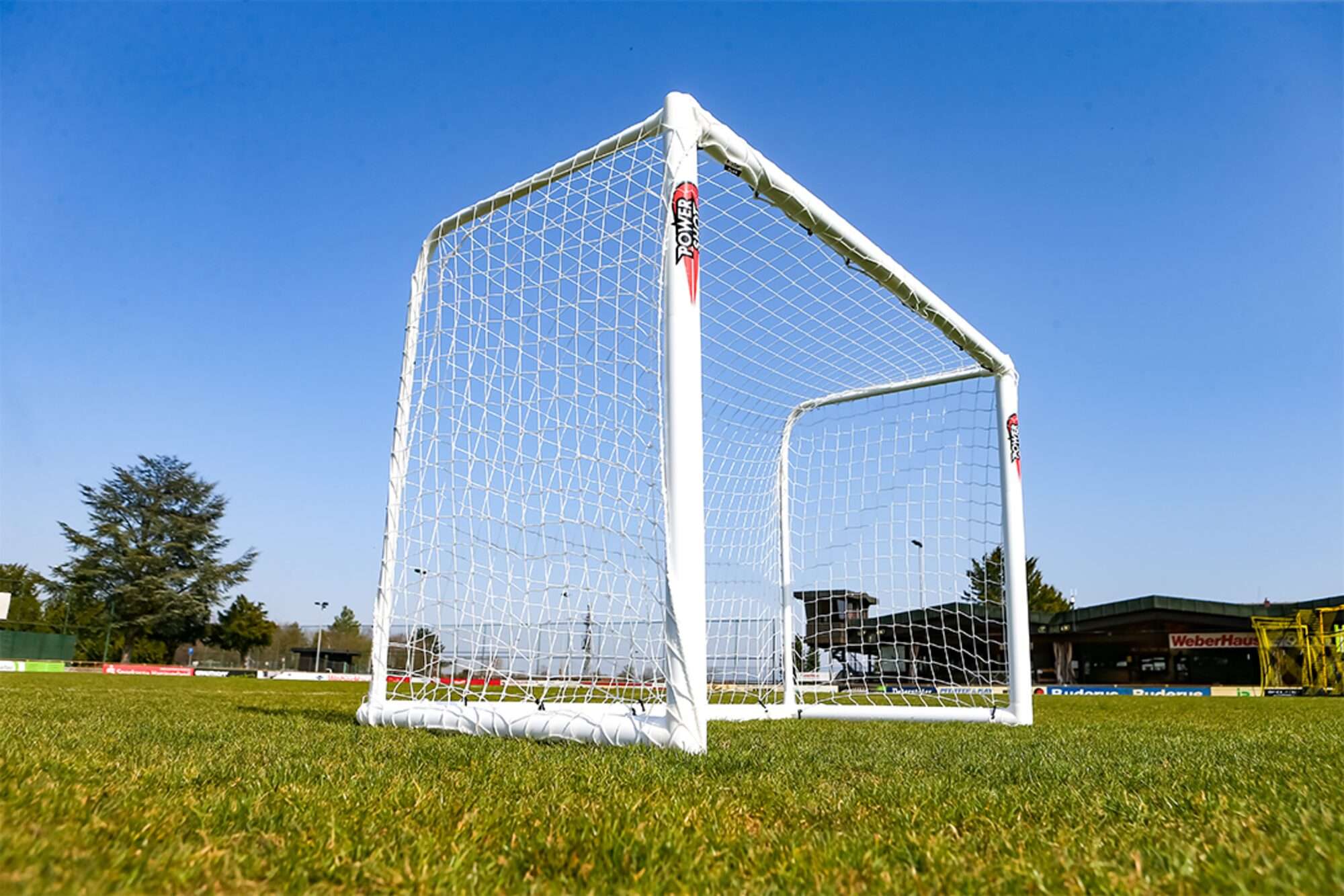 Image du produit : But de foot POWERSHOT 2,4 x 1,8 m + filet, ancrages