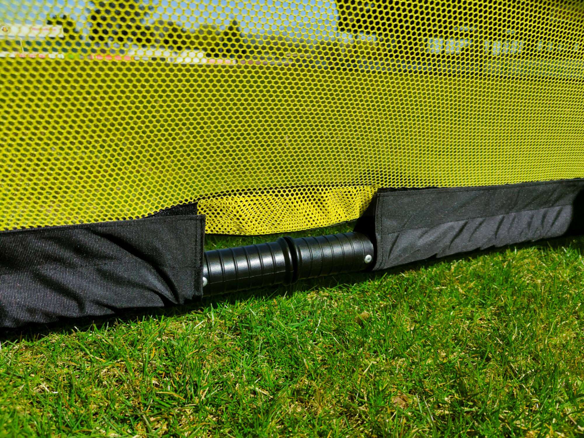 Image du produit : But de foot pliable - Aluminium - 1,50 x 1 m