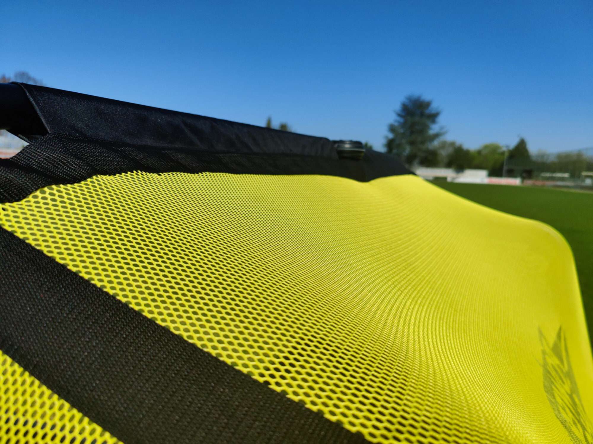 Image du produit : But de foot pliable - Aluminium - 1,50 x 1 m