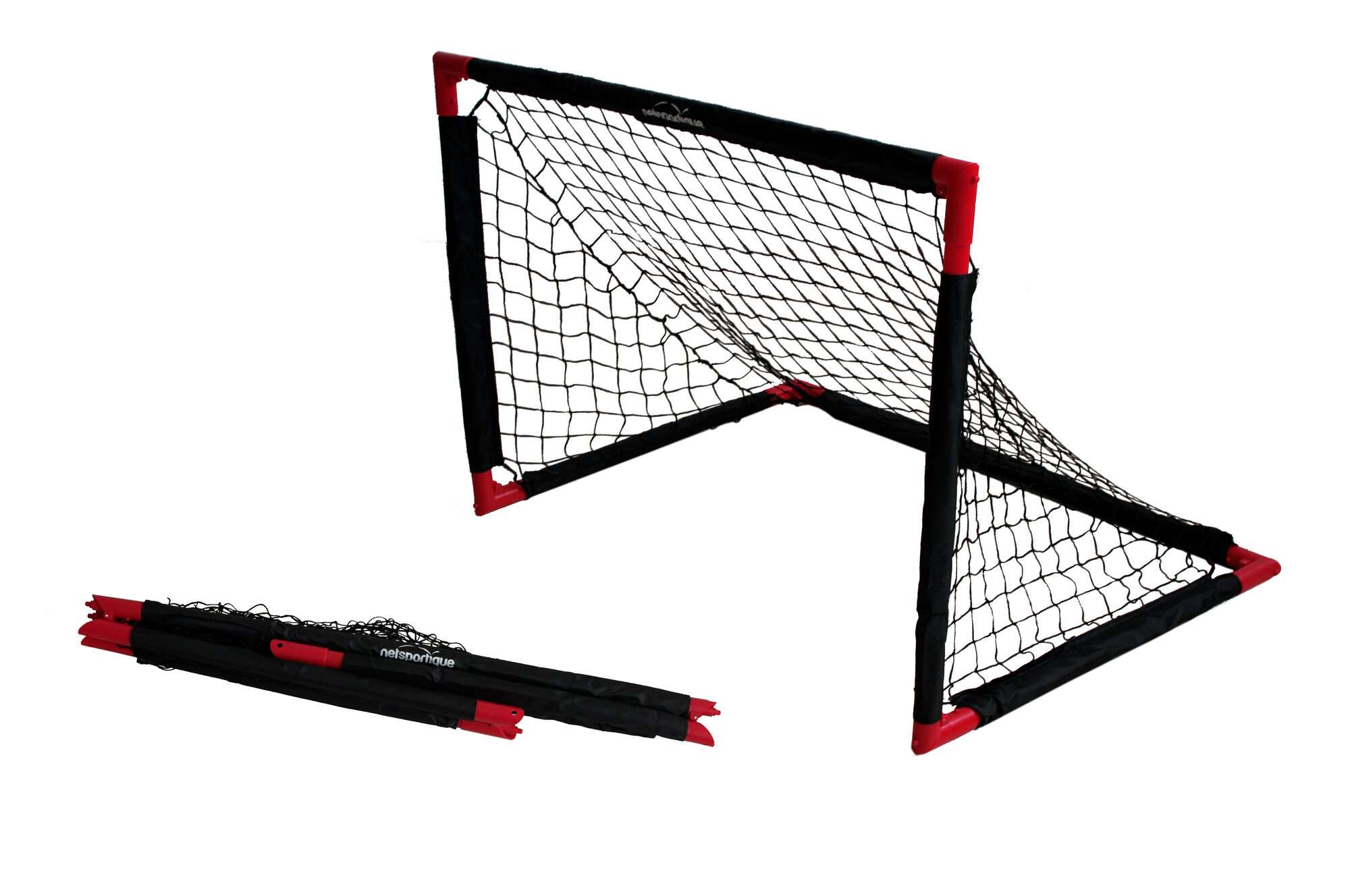 Image du produit : But de foot pliable - 90 x 60 cm - ballon offert