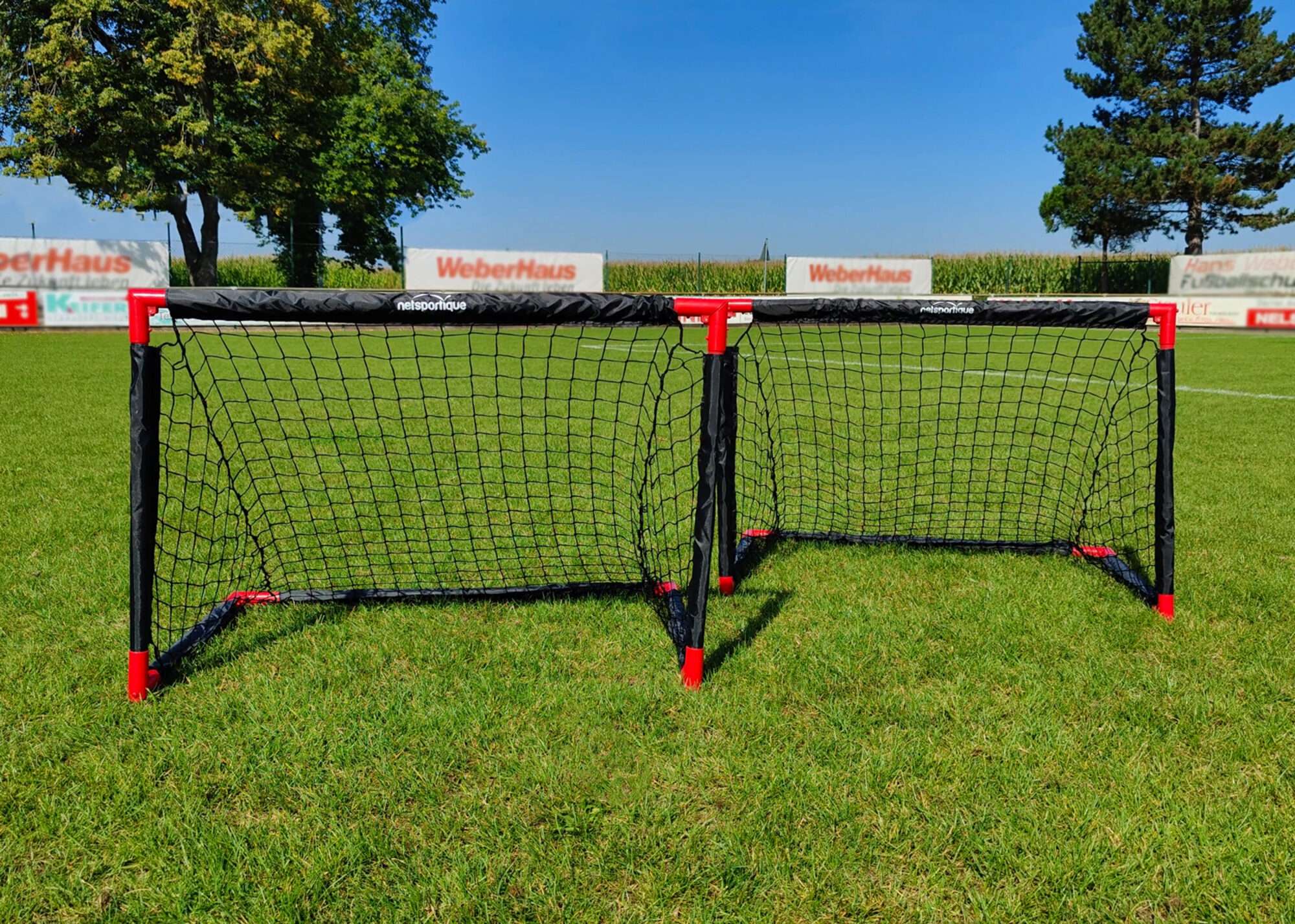 Image du produit : But de foot pliable - 90 x 60 cm - ballon offert