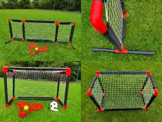 But de foot - Filet de tennis - 2 en 1 - 90 x 60 cm