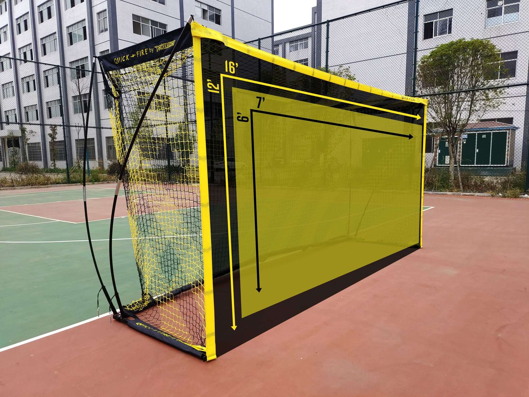 Image du produit : But de foot MULTI-SIZE - QuickFire® - 3,60 ou 4,90 m x 1,80 ou 2,10 m