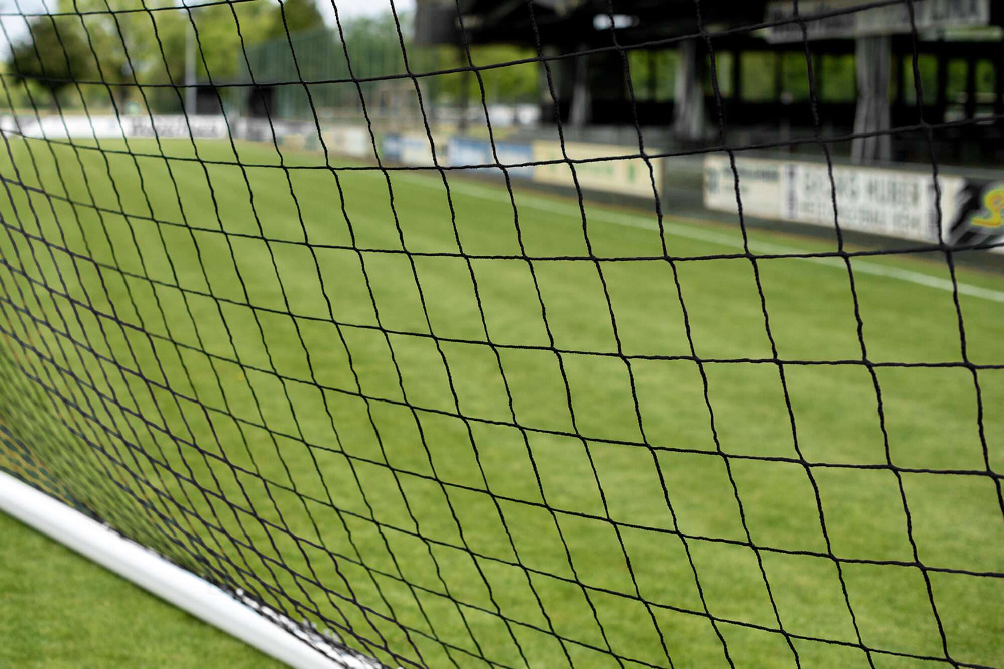 Image du produit : Filet de foot - 6 x 2,1 x 0,8 x 1,60 m - 3 mm - NOIR