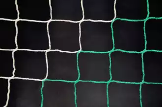 Filet de foot - 7,32 x 2,44 x 2 x 2m - 4mm - BLANC / VERT