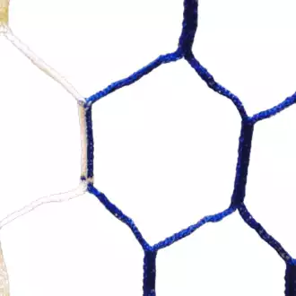 Filet de foot - 7,32 x 2,44 x 2 x 2 m - 4mm - BLANC / BLEU
