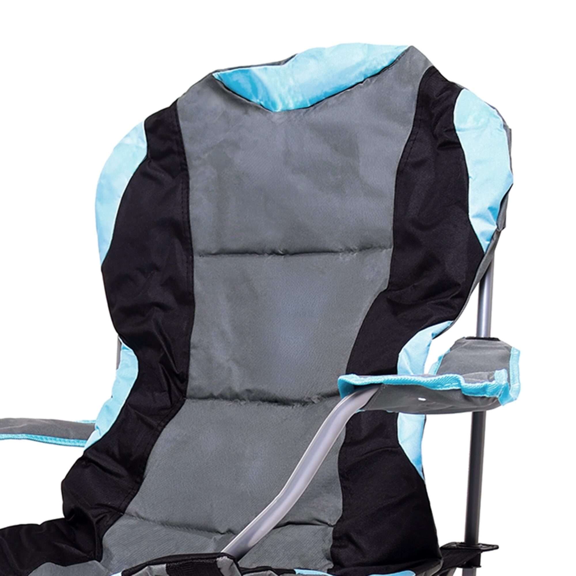 Image du produit : Lot de 2 chaises de camping avec porte bouteille sur l'accoudoir