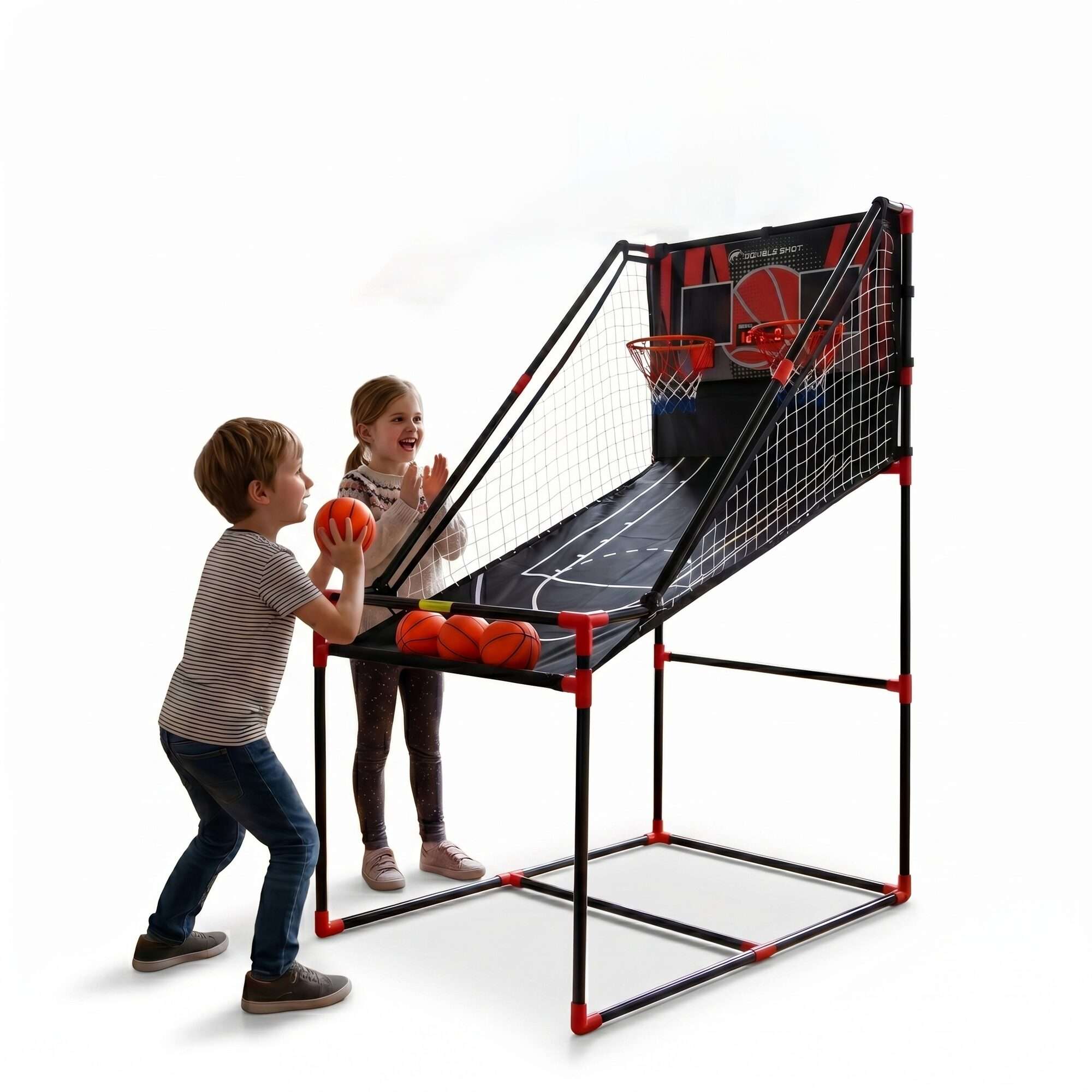 Image du produit : Jeu d'arcade de basketball à double panier