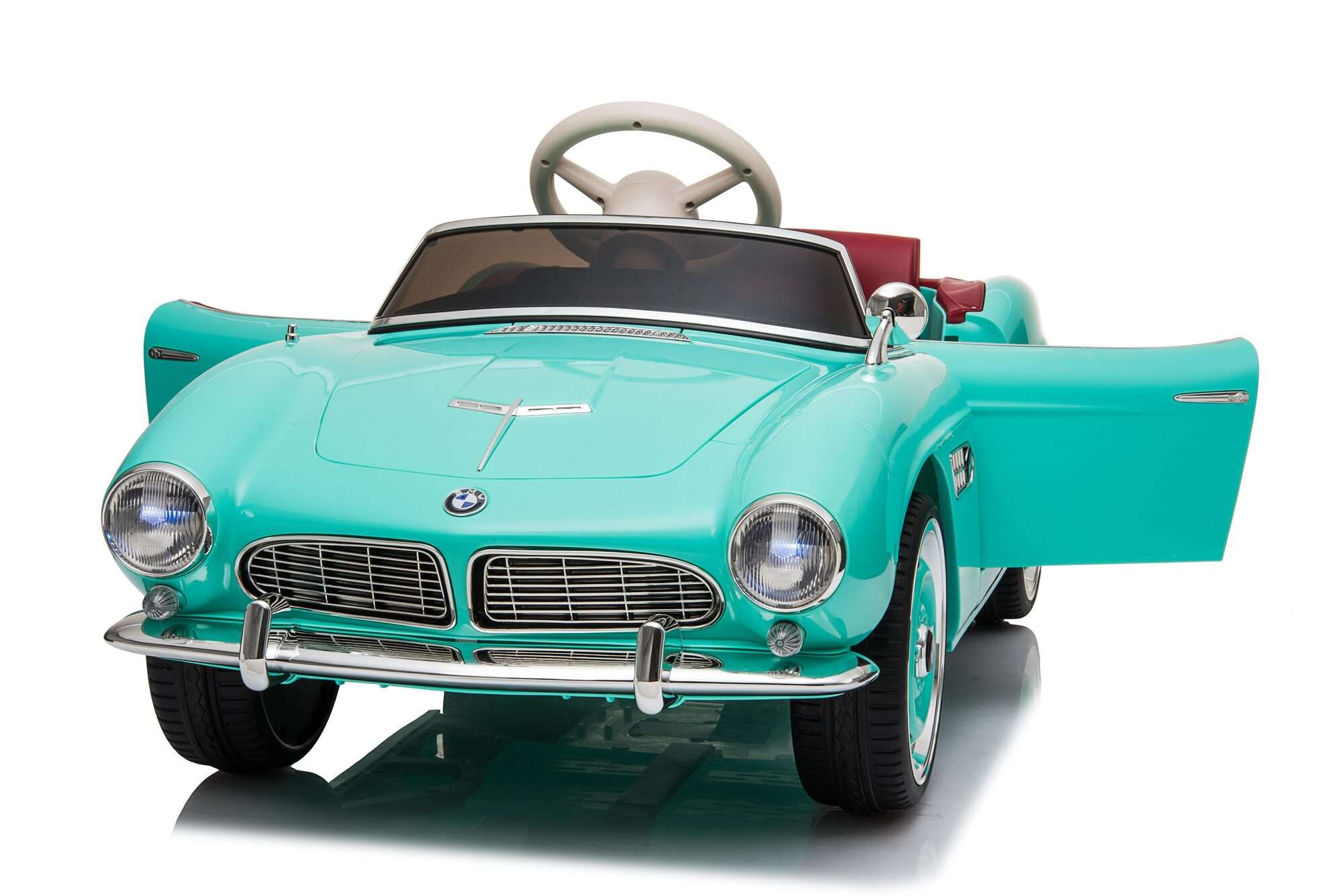 Image du produit : Voiture Électrique Enfant BMW 507 Officielle – Vert Menthe (3 à 8 ans)