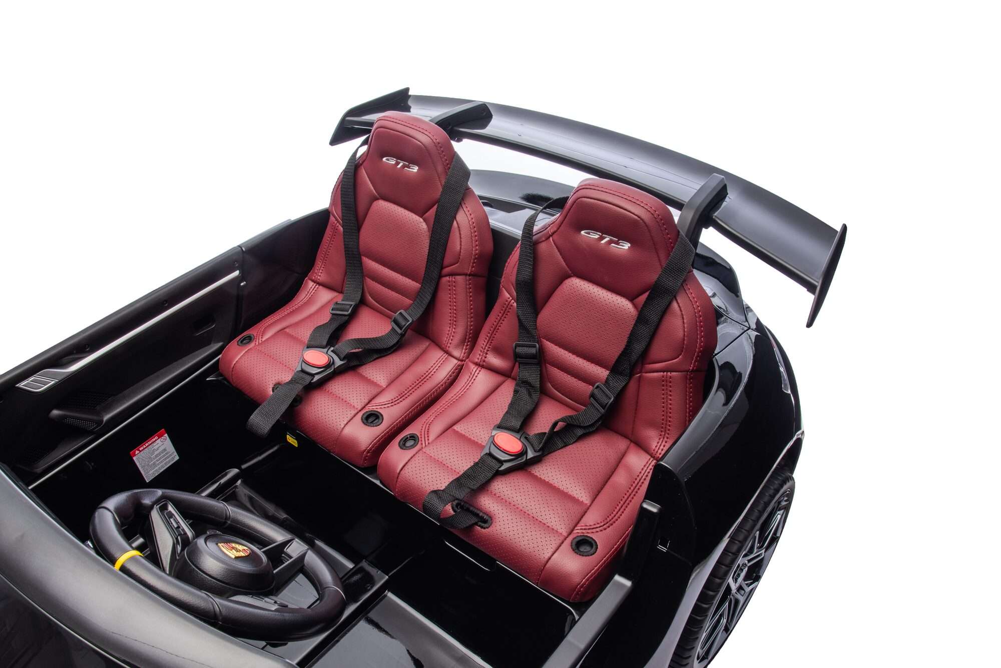 Image du produit : Voiture Électrique Enfant Porsche 911 GT3 – Noire (3 à 8 ans)