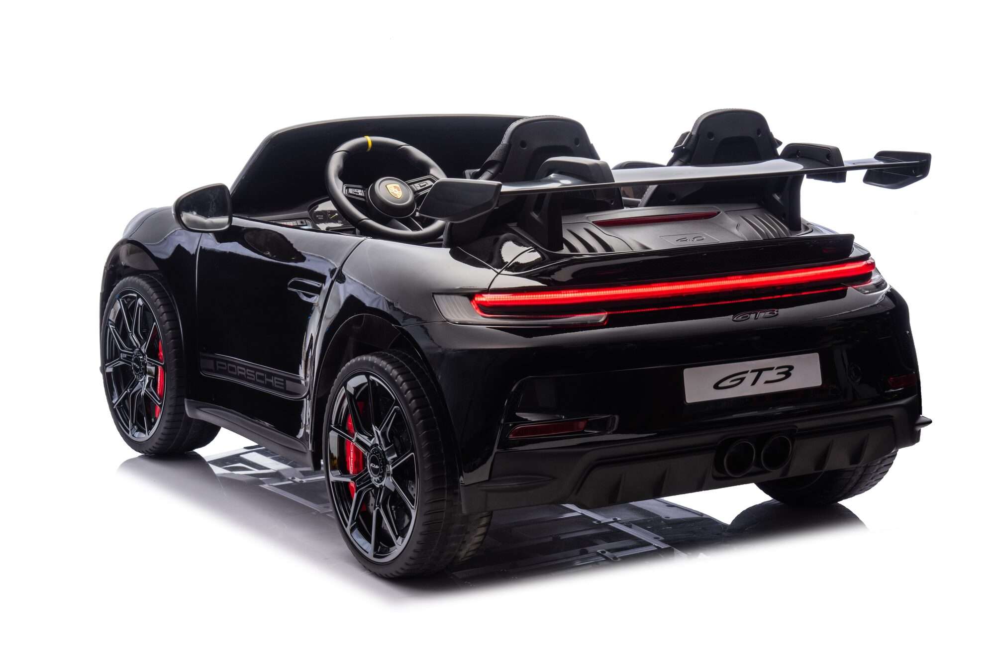 Image du produit : Voiture Électrique Enfant Porsche 911 GT3 – Noire (3 à 8 ans)