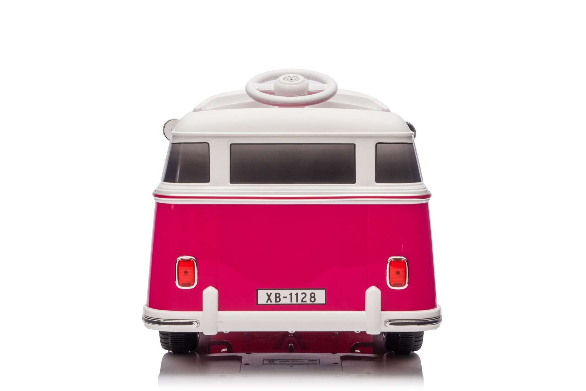 Image du produit : Voiture Électrique pour Enfant Volkswagen Officielle – Rose & Blanc (3 à 8 ans)