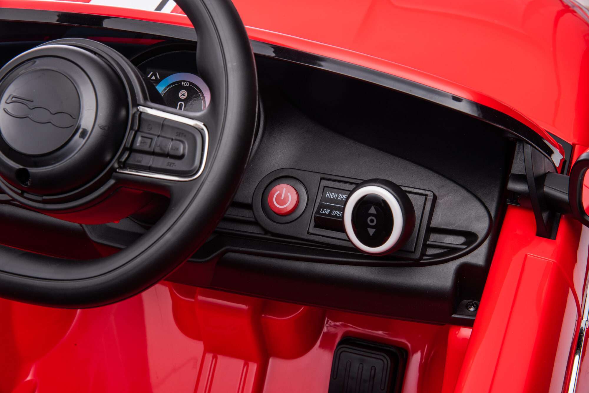 Image du produit : Licensed Fiat 500 (2015) in Red color (3-8 years)