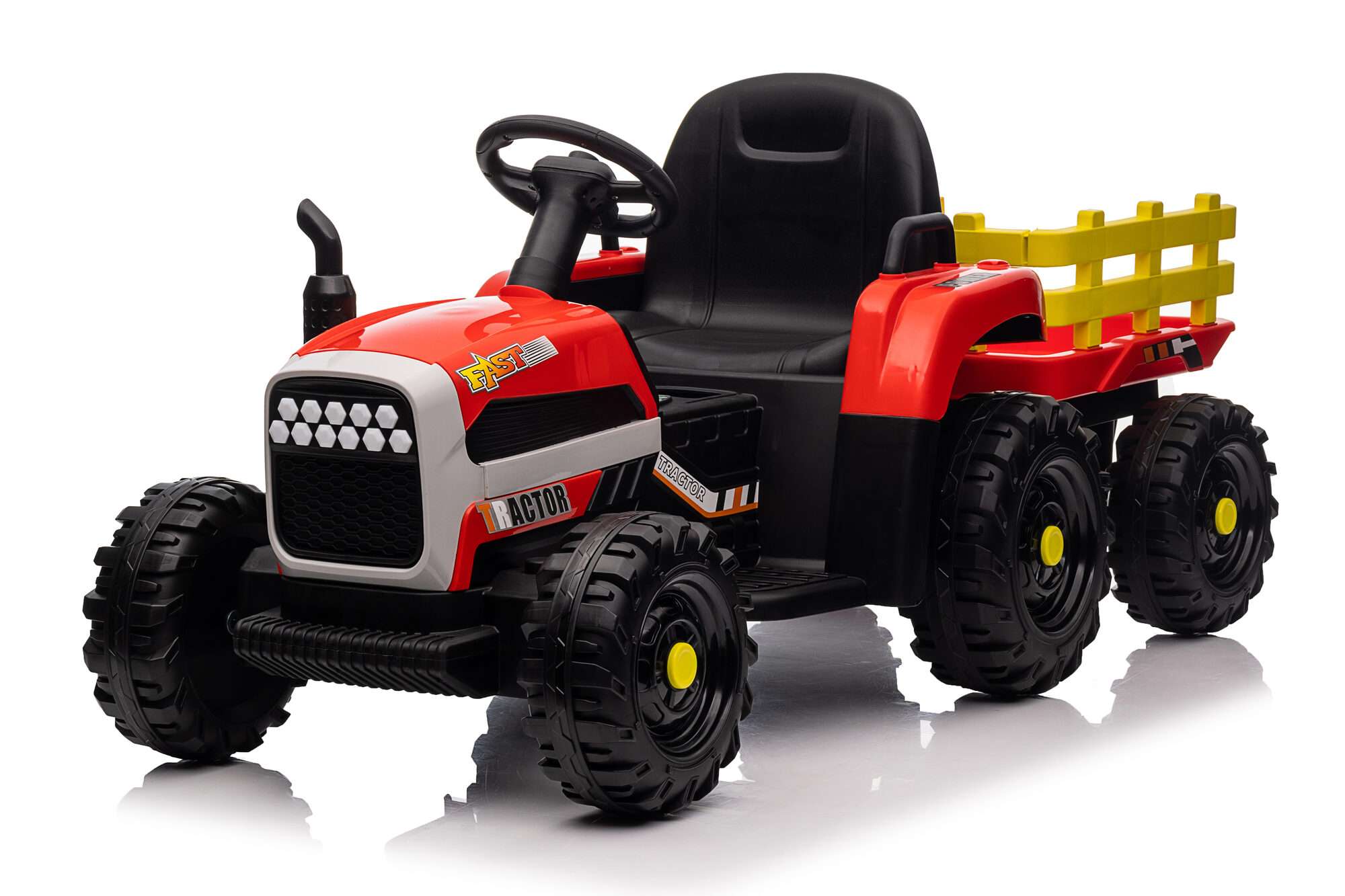 Image du produit : Camion de chantier rouge (3 à 8 ans)