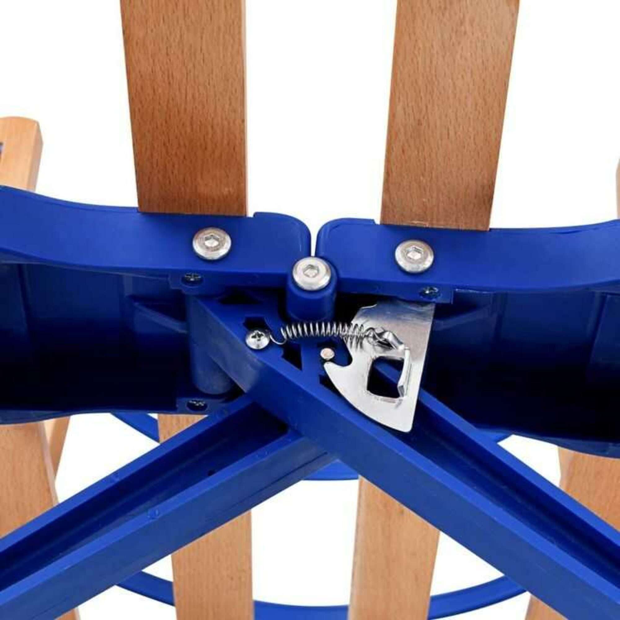 Image du produit : Luge en bois - Folding Davos Blue 100cm - Avec Backseat