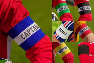 Brassard de capitaine 'Captain' - Couleur au choix