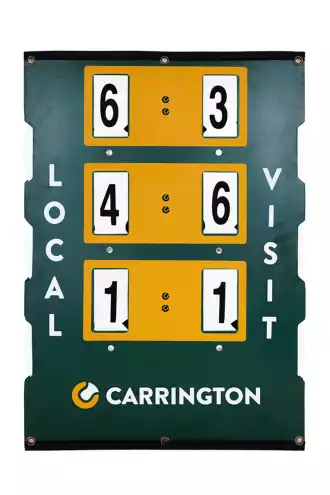Tableau de score tennis - 60x46cm - Langues au choix