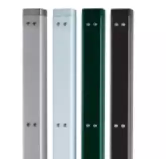 Poteaux de tennis carrés amovibles - aluminium - Couleur au choix