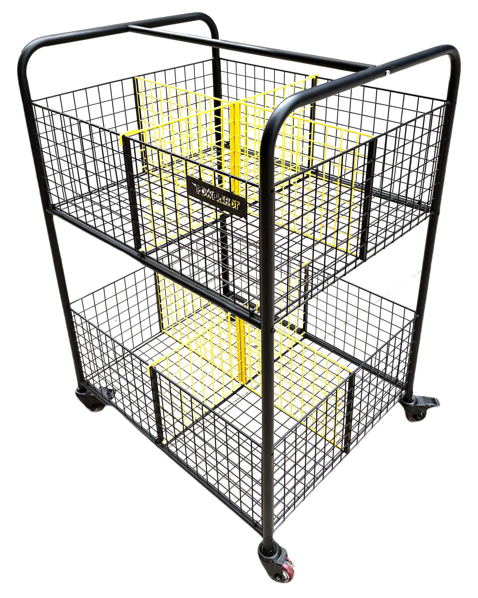 Image du produit : Chariot de stockage à roulettes avec sections, 840 x 700 x 1200 mm