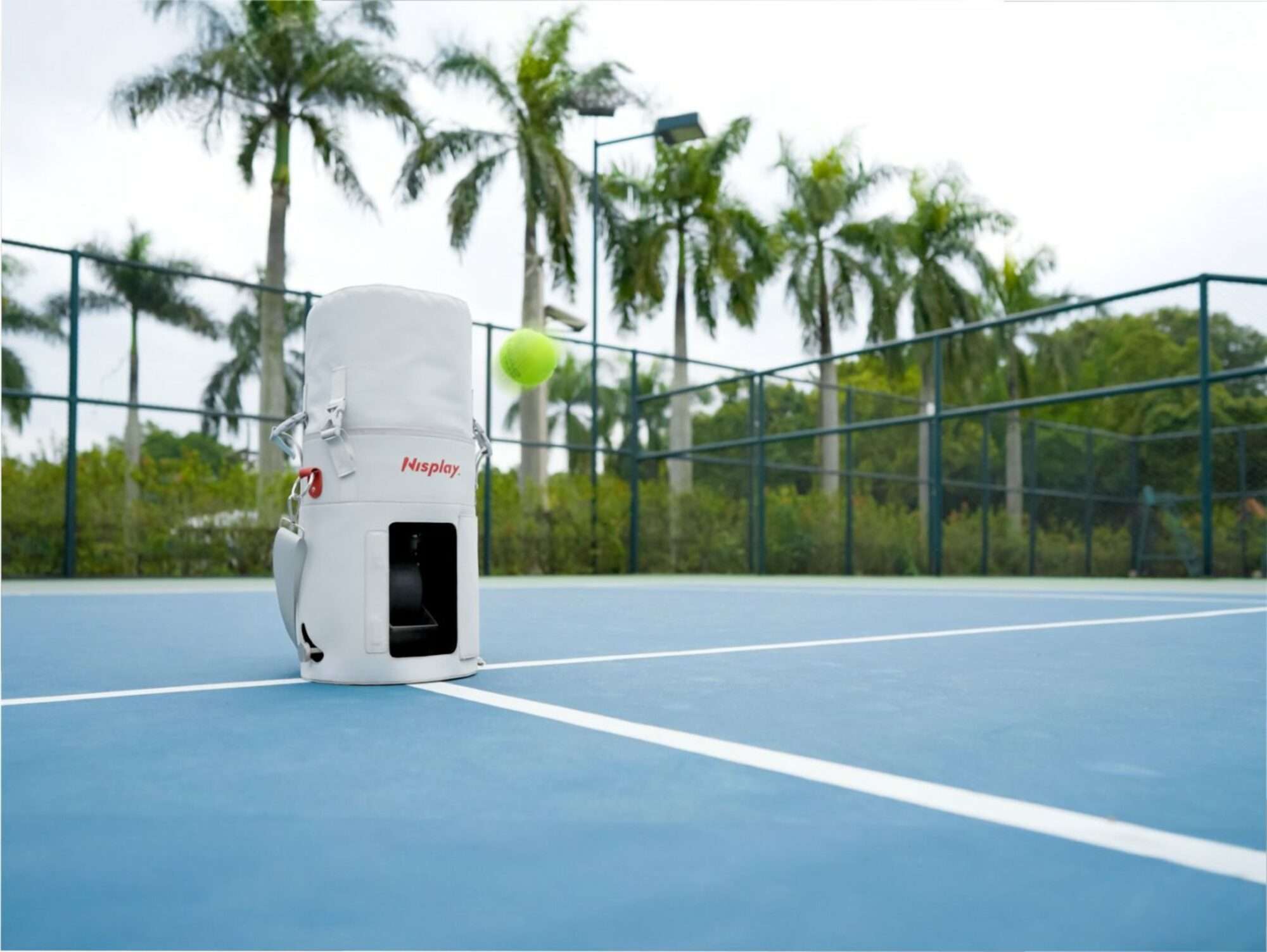 Image du produit : Machine lanceuse de balles de tennis - Noir