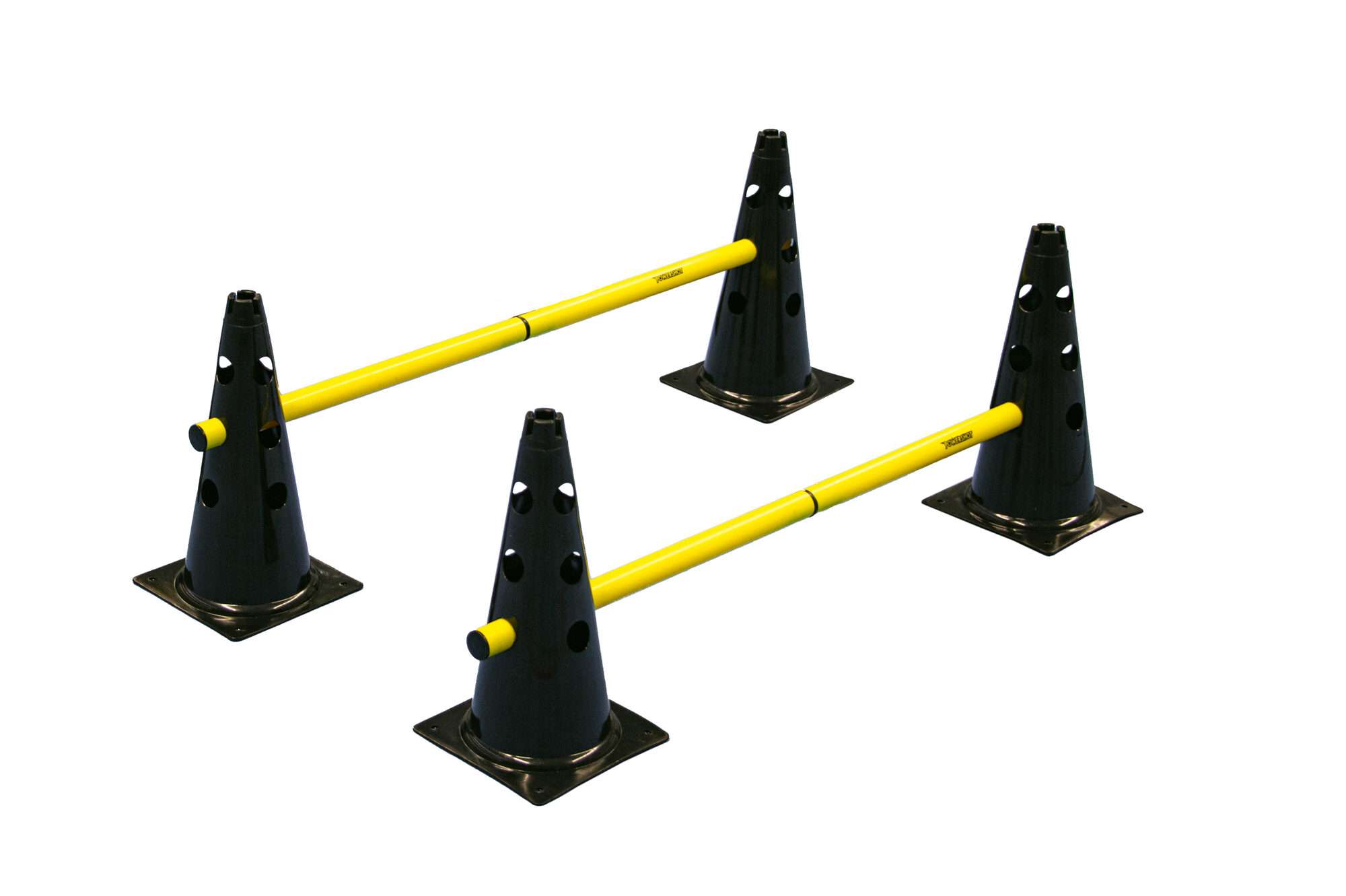 Image du produit : Cônes d’agilité avec barres - Lot de 4