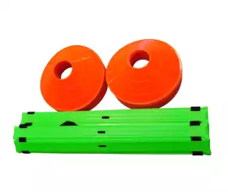 Kit agilité : échelle 4 mètres + 50 cones