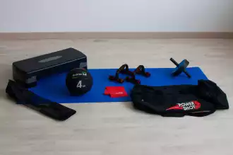 Kit fitness : tapis de sport, medecine ball... TOUT INCLUS