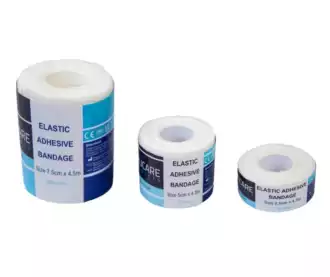 Bandage Élastique et Adhésif - Taille au choix