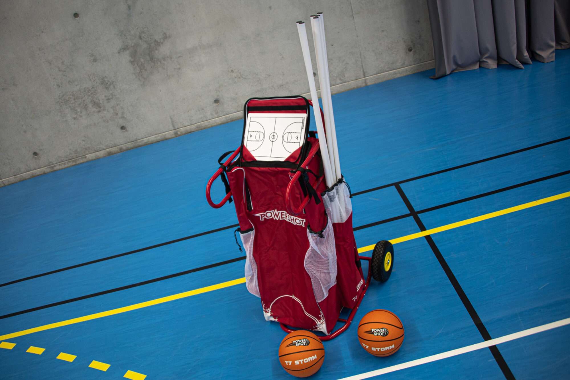 Image du produit : Chariot d’équipement ROUGE Basket POWERSHOT®