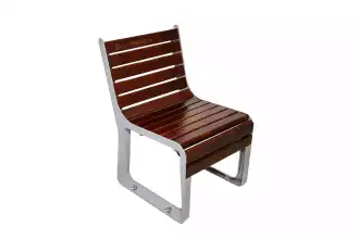 Chaise de tennis premium avec dossier