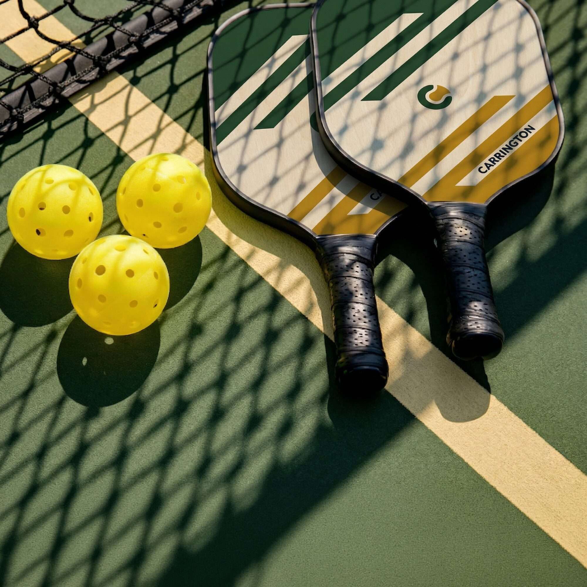 Image du produit : Pickleball - Raquette et balle en bois (lot de 2)