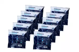 Lot de 10 poche de froid instantanée 15 x 15 cm