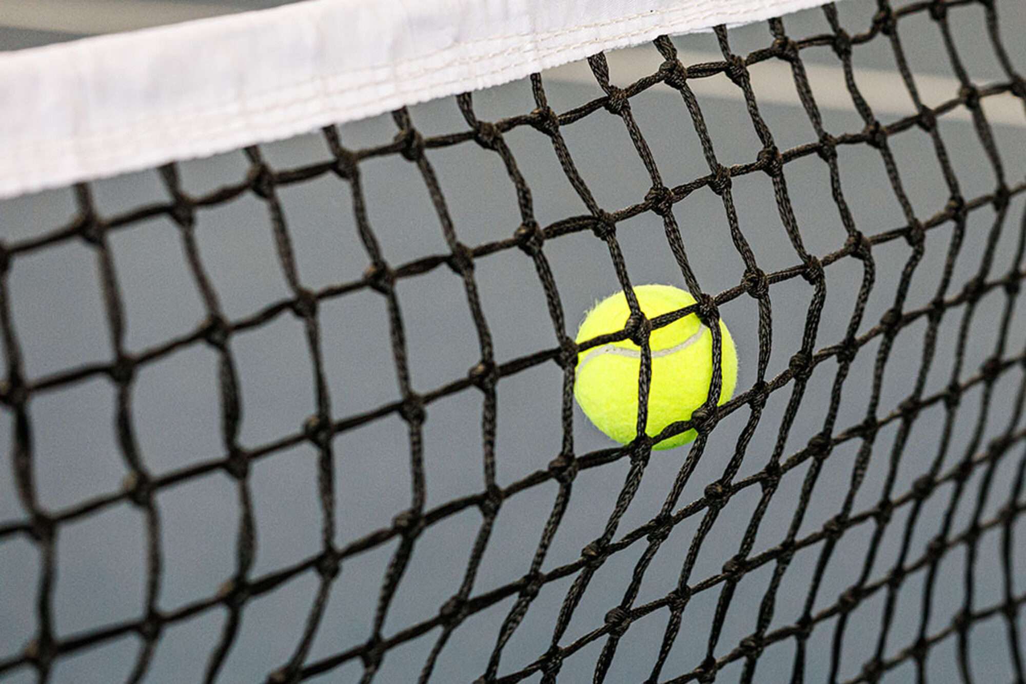 Image du produit : Filet de tennis 3mm TOURNOI maille double de haut en bas