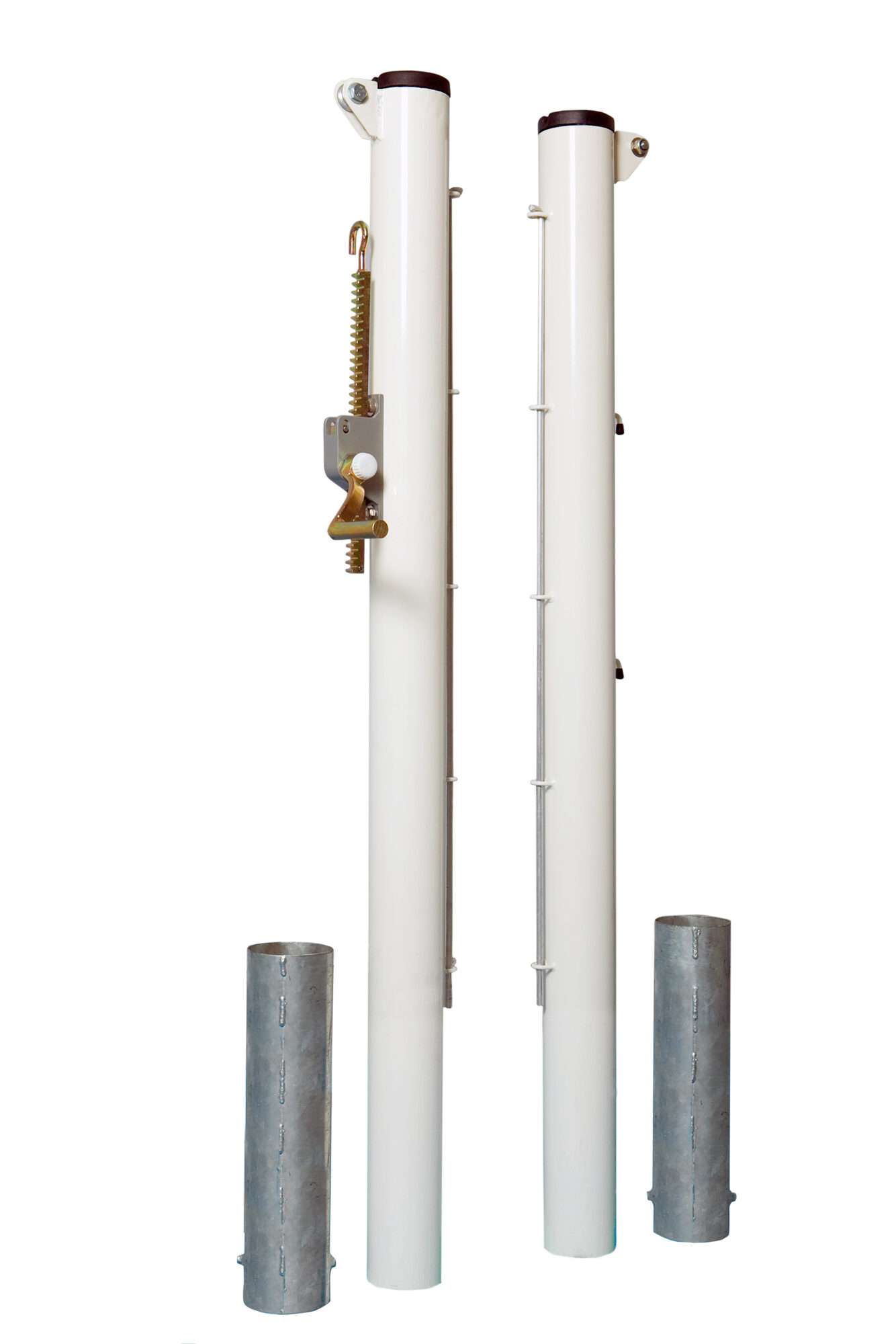 Image du produit : Poteaux de tennis ronds acier 90 mm (paire)