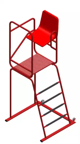Chaise d'arbitre avec siège démontable